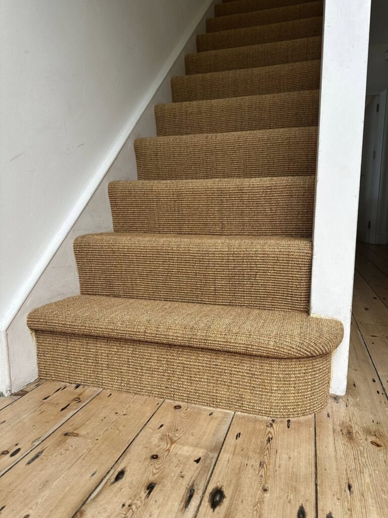Natural Carpet installation, Penzance