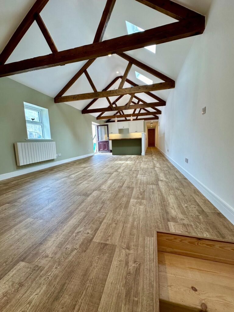 Kitchen flooring installation, Cornwall